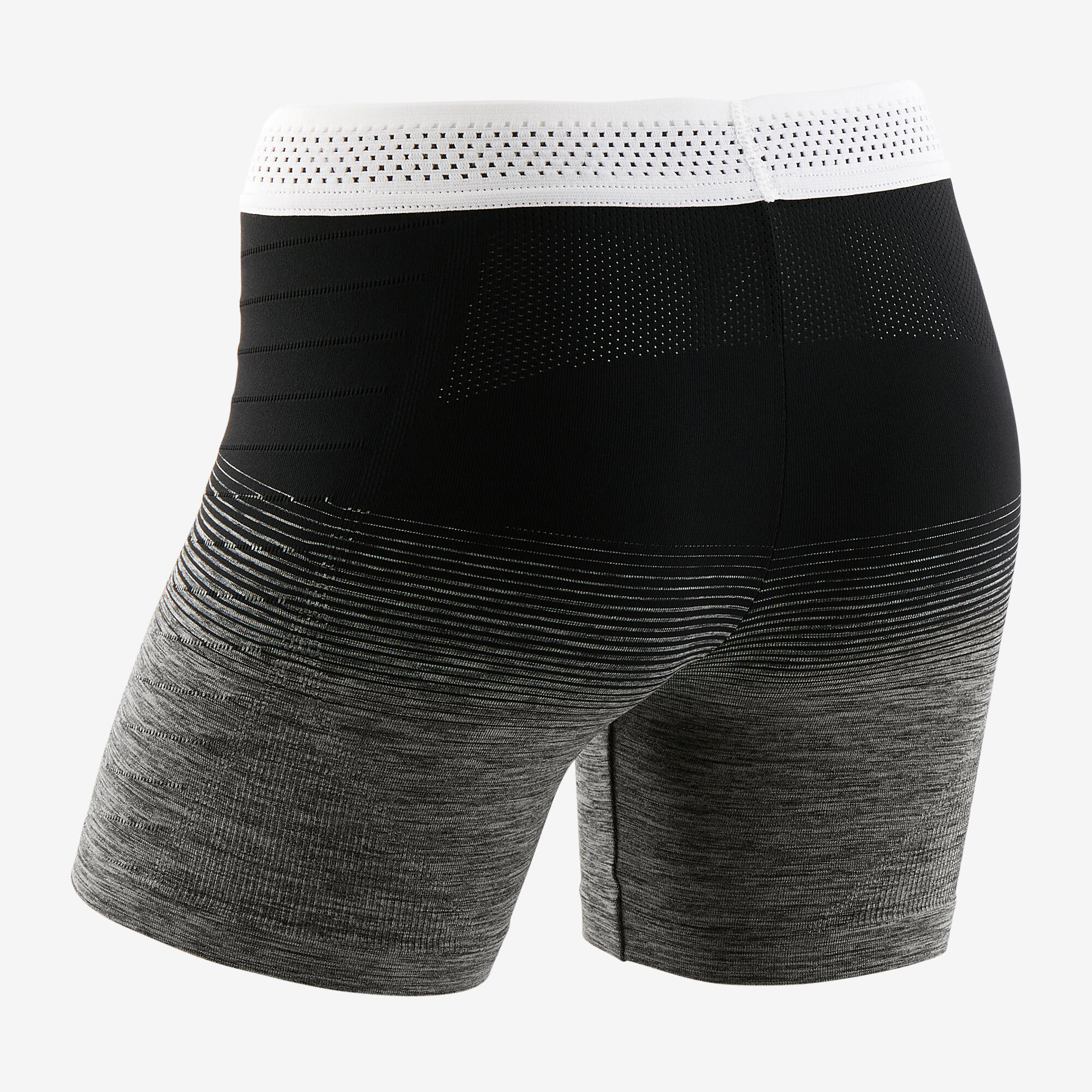 Girls' Gym Shorts 580 - Black 3/4