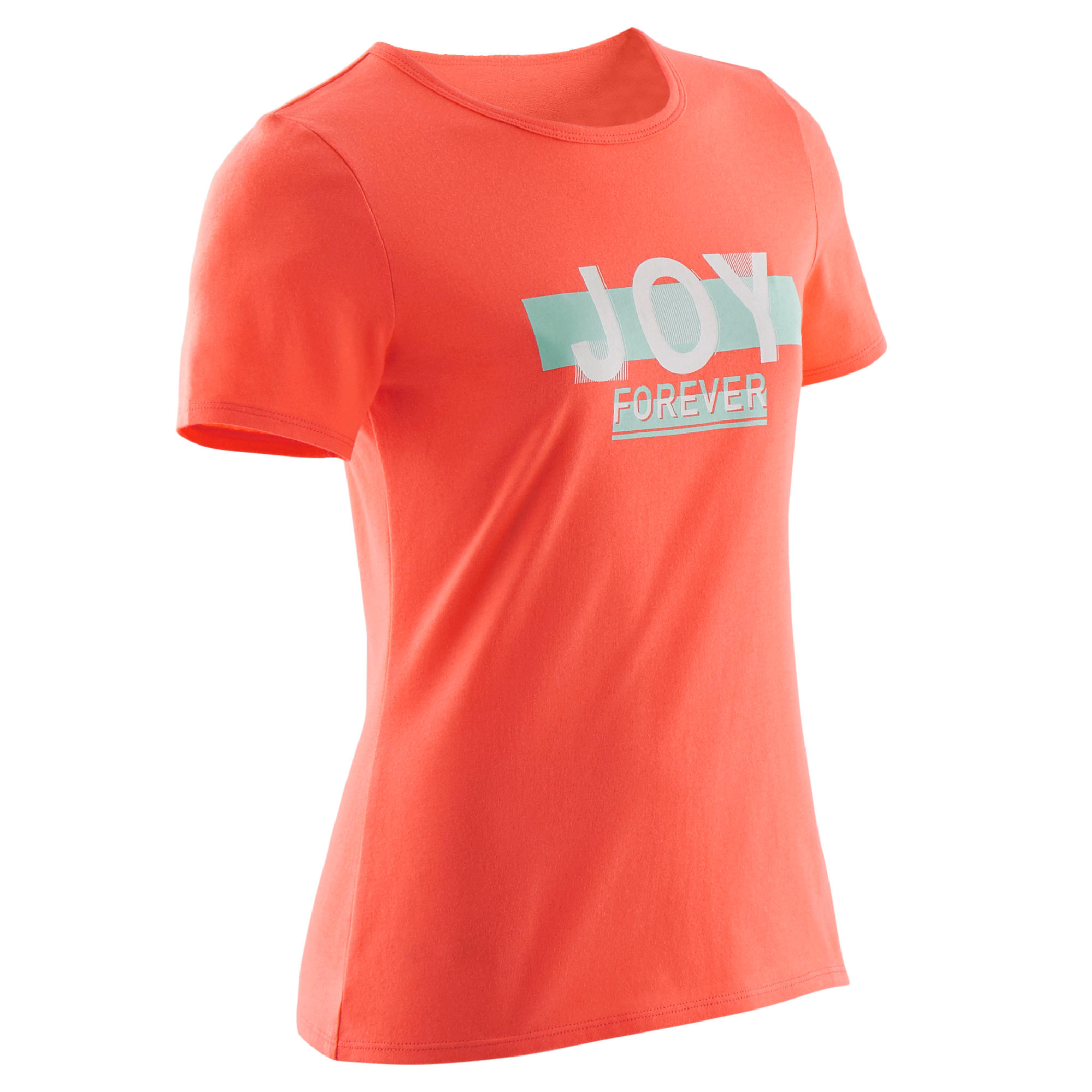 Girls' Gym Short-Sleeved T-Shirt 100 
