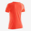 T-Shirt 100 Gym Kinder korallenrosa mit Print