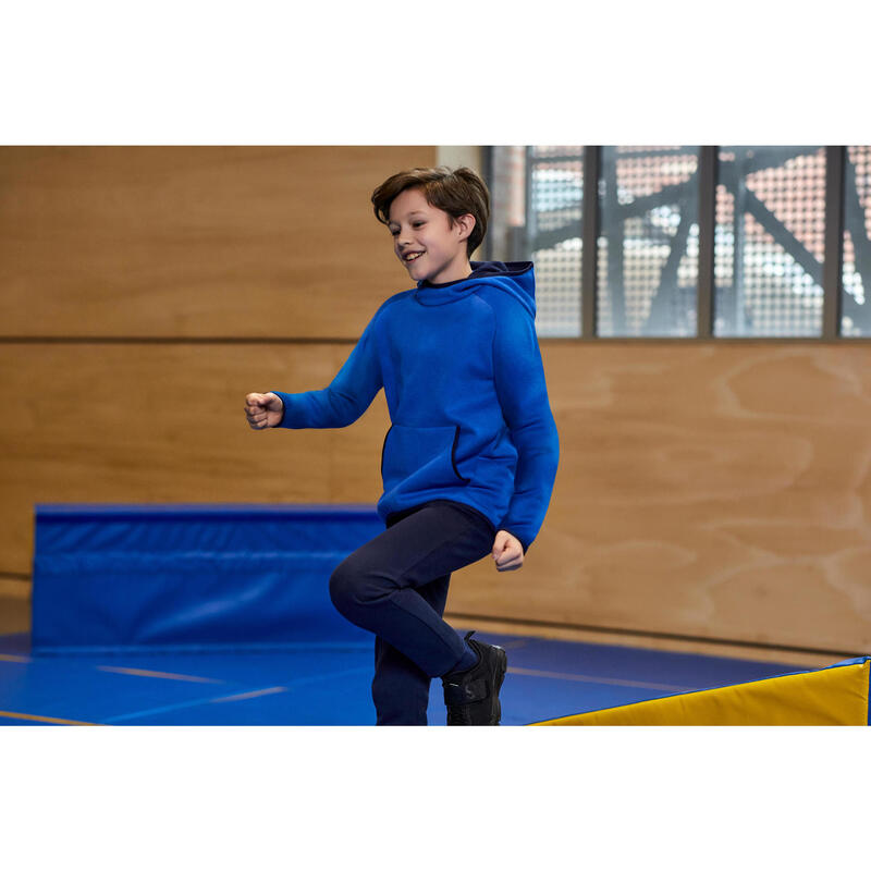 Jogginghose Kinder warm Baumwolle - 500 marineblau