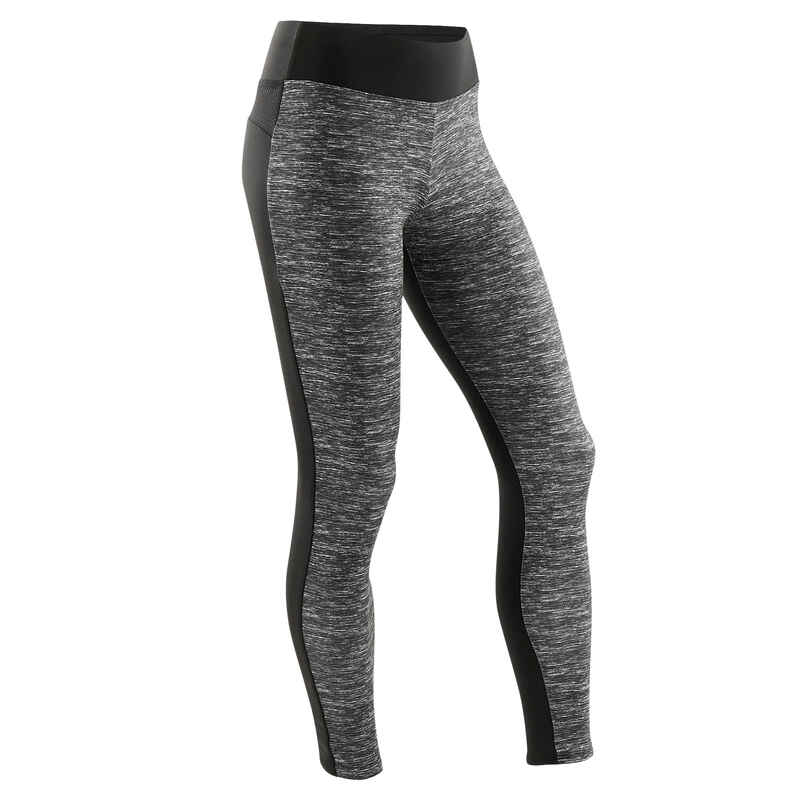 Leggings warm Kinder schwarz mit Print Leggings warm Kinder schwarz mit Print