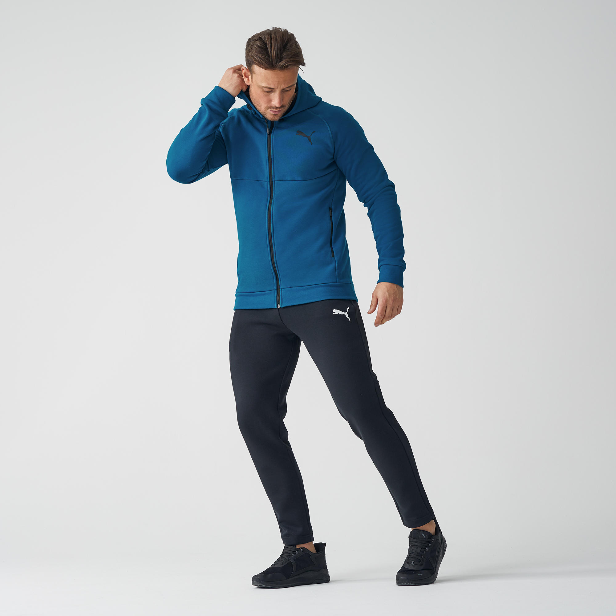 Pantalon de Jogging Puma Homme Noir 3/7