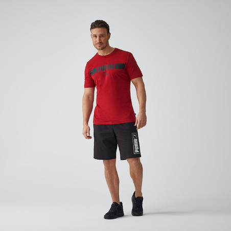 Шорты мужские черные с логотипом Puma