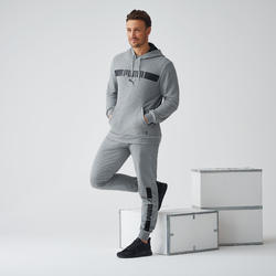 grey puma hoodie