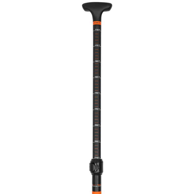 Pagaia de stand up paddle, regulável (170 -210cm) tubo misto (fibra e carbono)