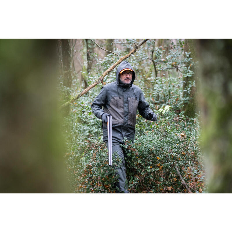 Calças de Caça Resistentes e Impermeáveis Supertrack 100 Verde