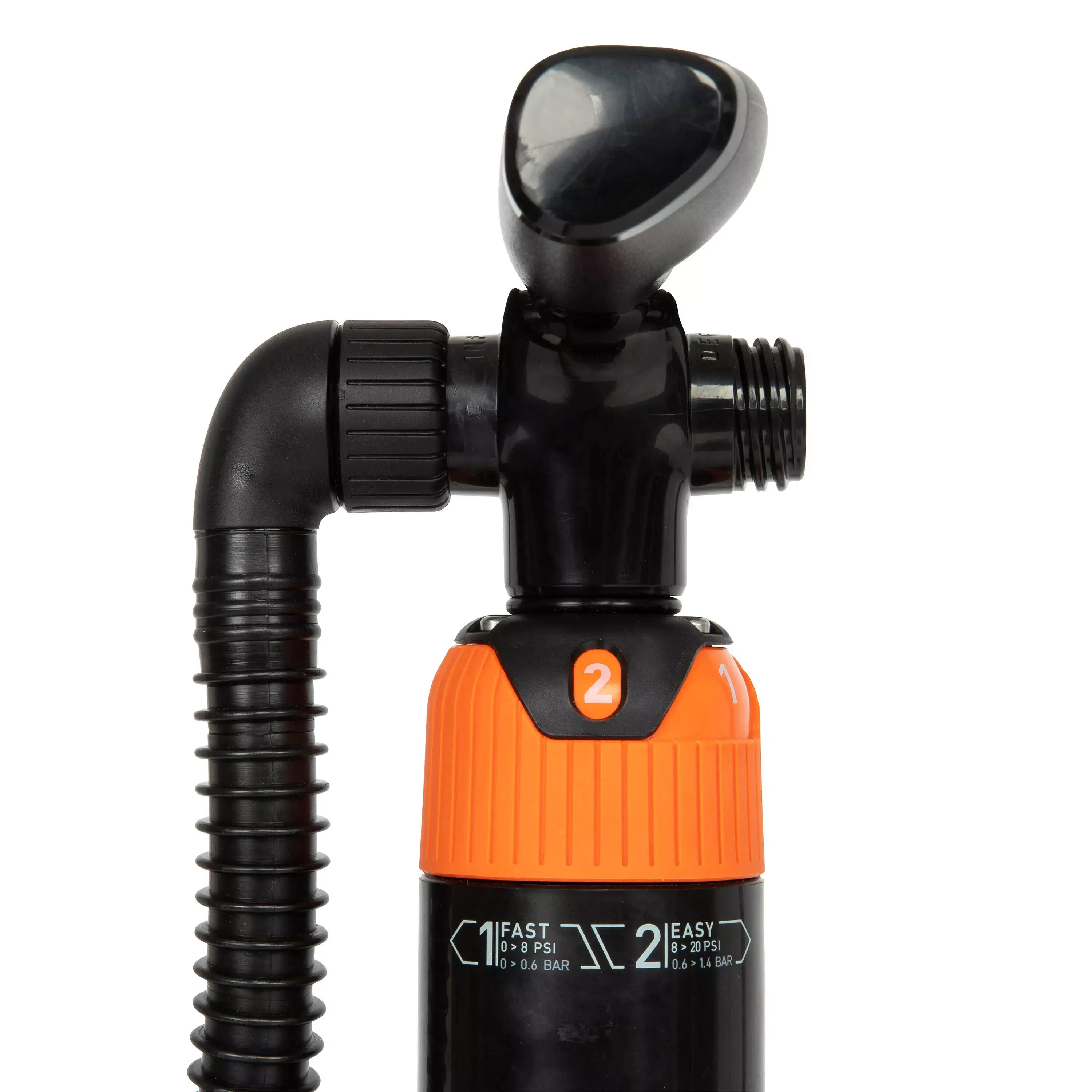 Bombín manual Stand up paddle/Kayak 0-20 PSI doble acción alta presión 20/36
