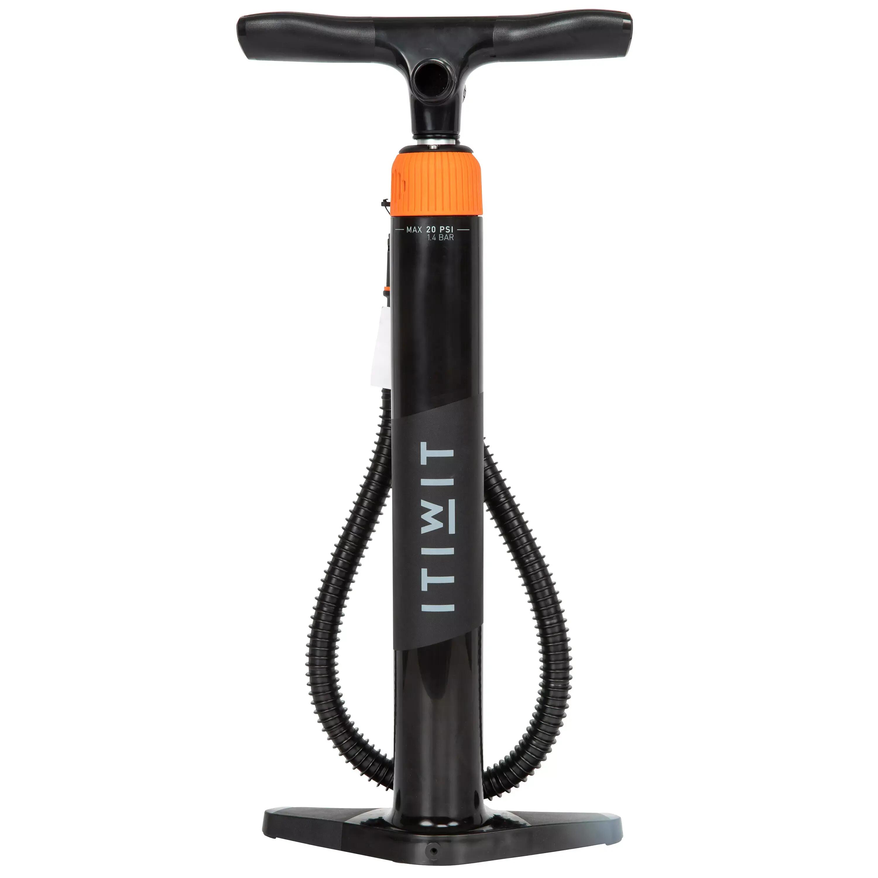 Bombín manual Stand up paddle/Kayak 0-20 PSI doble acción alta presión 8/36