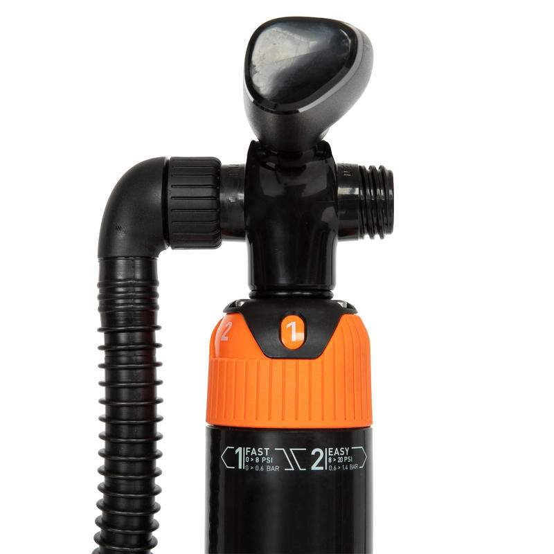 Einfache Pumpe Standup und KayakPaddel Hochdruck 20 PSI Doppelaktion