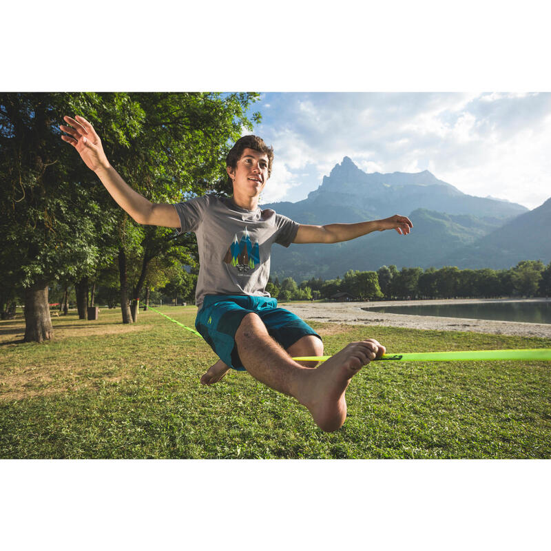 Slackline 5 cm x 15 m grün