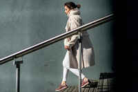 Zapatillas Caminar Ciudad Actiwalk Confort Leather Mujer Rosa Piel