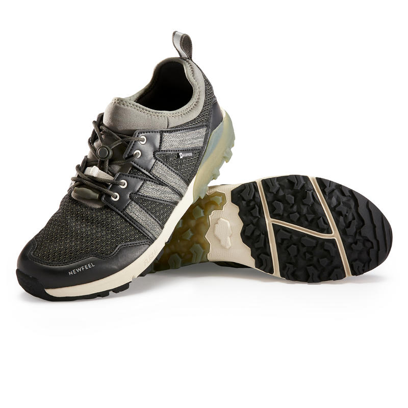 NW 580 Nordic Walking Waterproof Shoes - Khaki - Decathlon