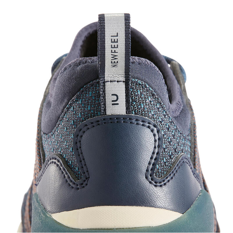 Chaussures imperméables de marche nordique NW 580 bleue