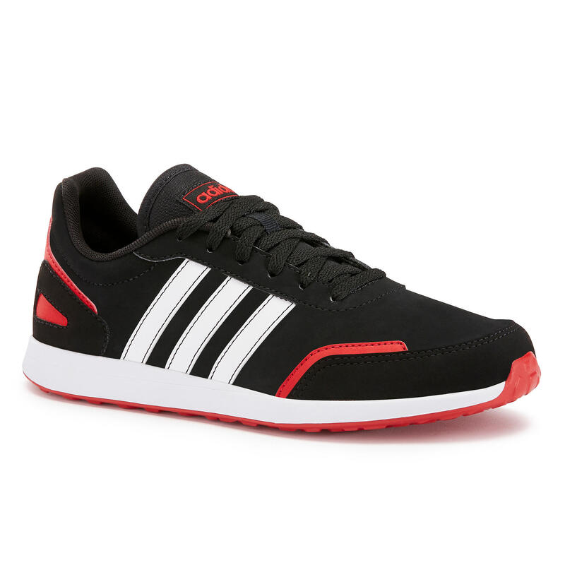 Zapatillas Caminar Adidas Niños Negro/Rojo Cordones