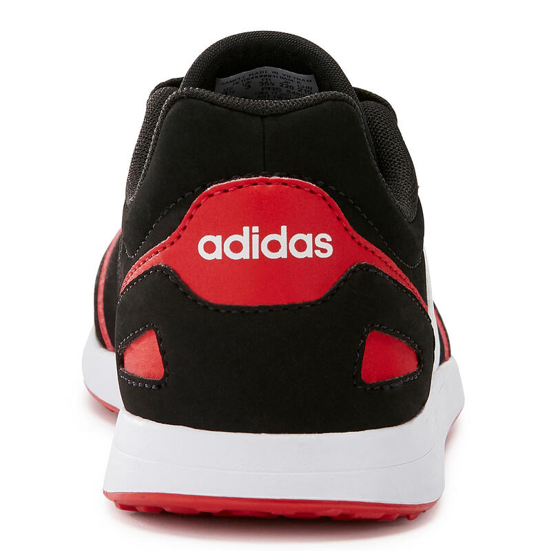 Zapatillas Caminar Adidas Niños Negro/Rojo Cordones