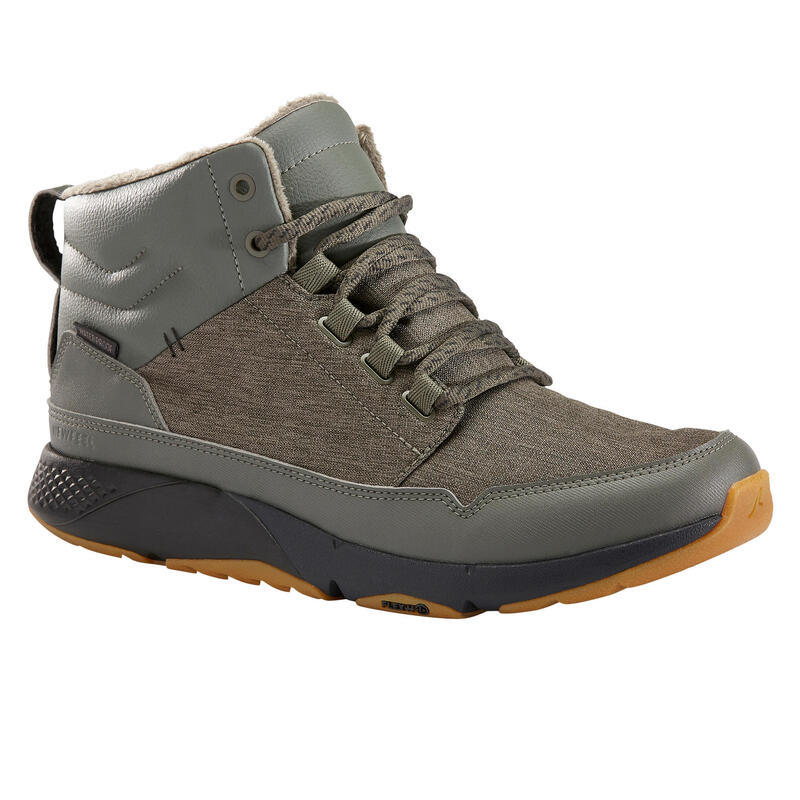 Chaussures de marche urbaine Actiwalk Warm Waterproof kaki