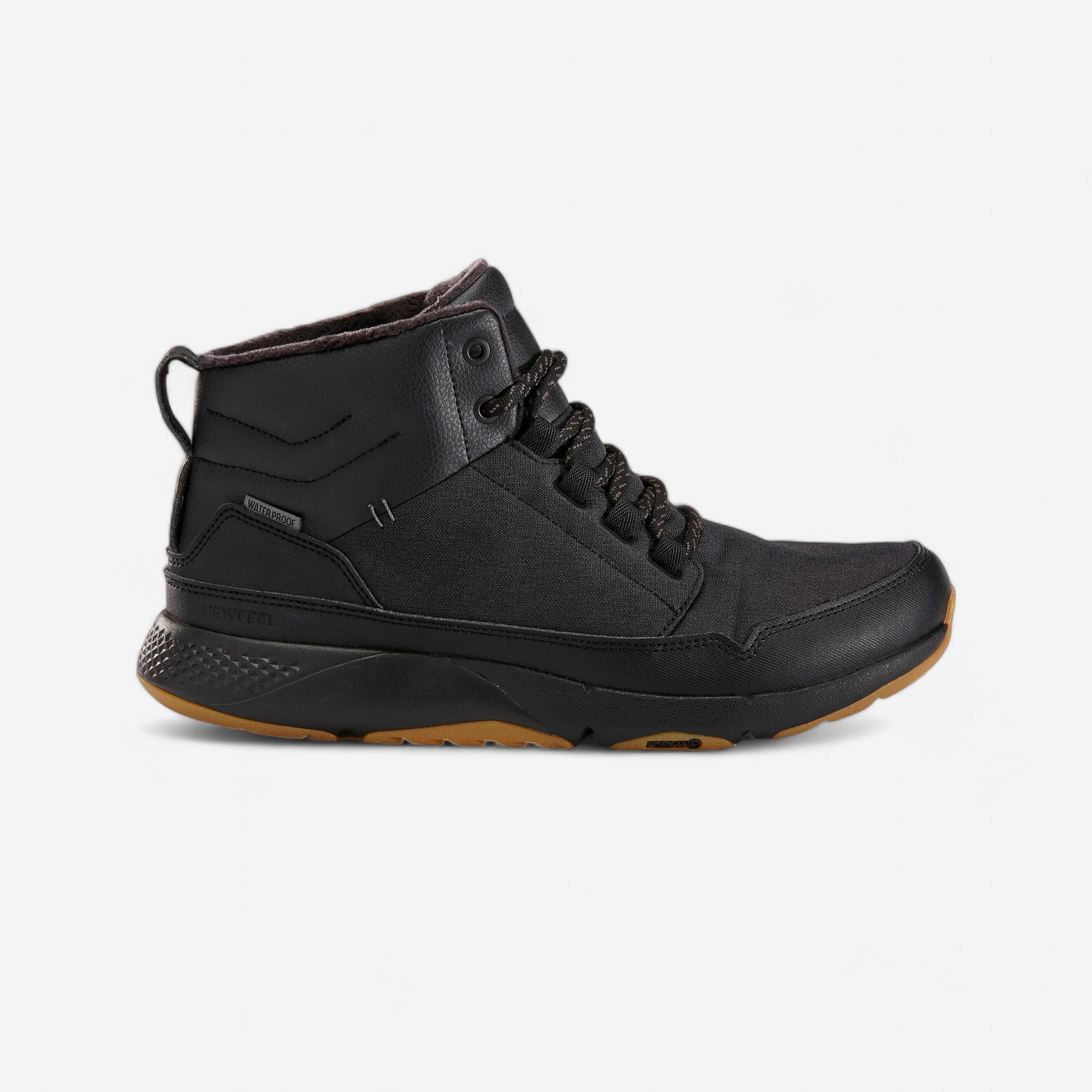 Actiwalk Warm Waterproof Urban Walking Shoes - Black 1/14
