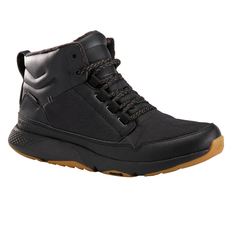 Chaussures marche urbaine Actiwalk Warm Waterproof noir