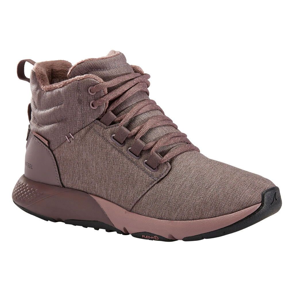 Freizeitschuhe Walking warm wasserdicht Damen rosa