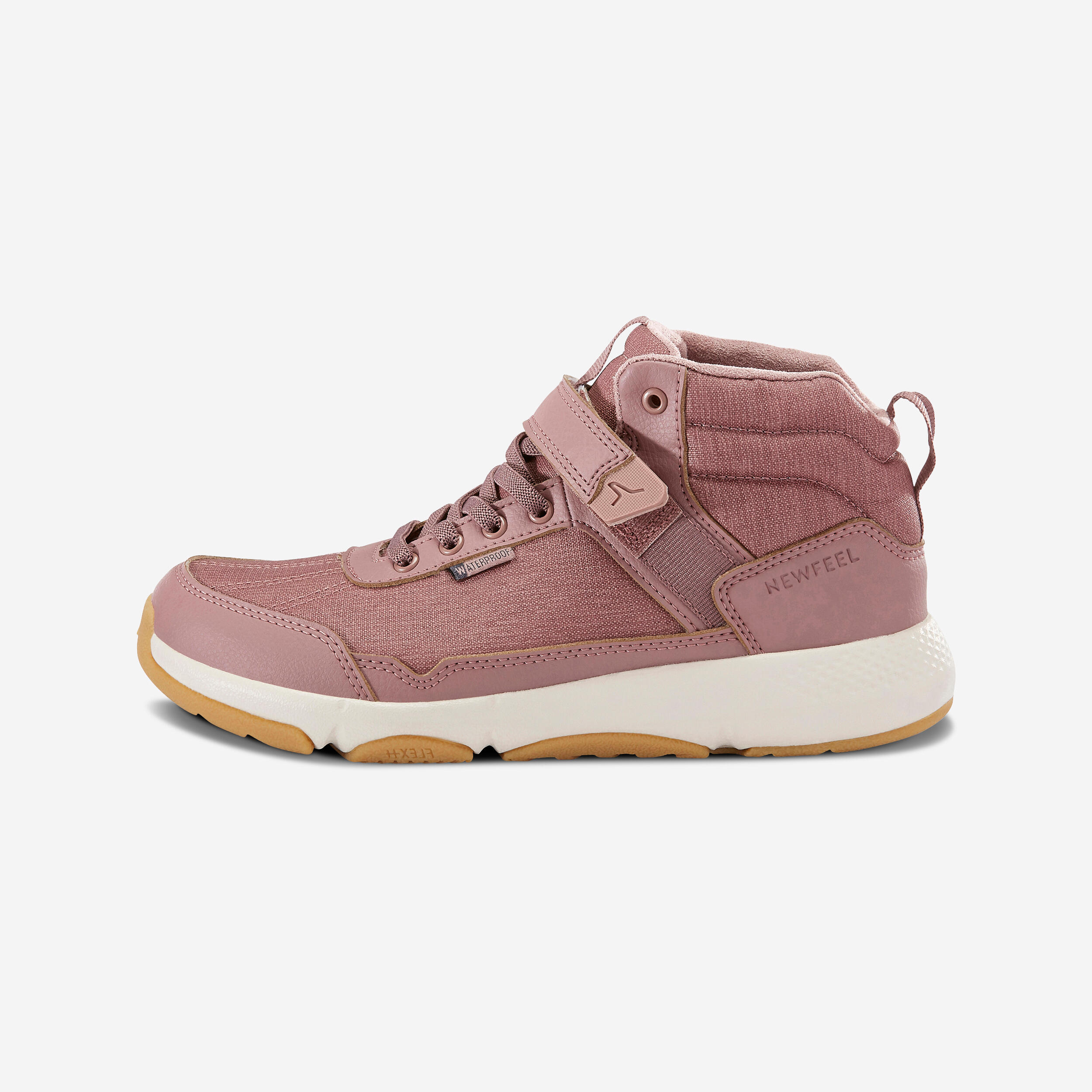 Decathlon - Chaussures Enfant À Scratch Imperméables Et Résistantes - Resist - Baskets - Education Sportive Enfant - Gris-marron - 38 - Decathlon