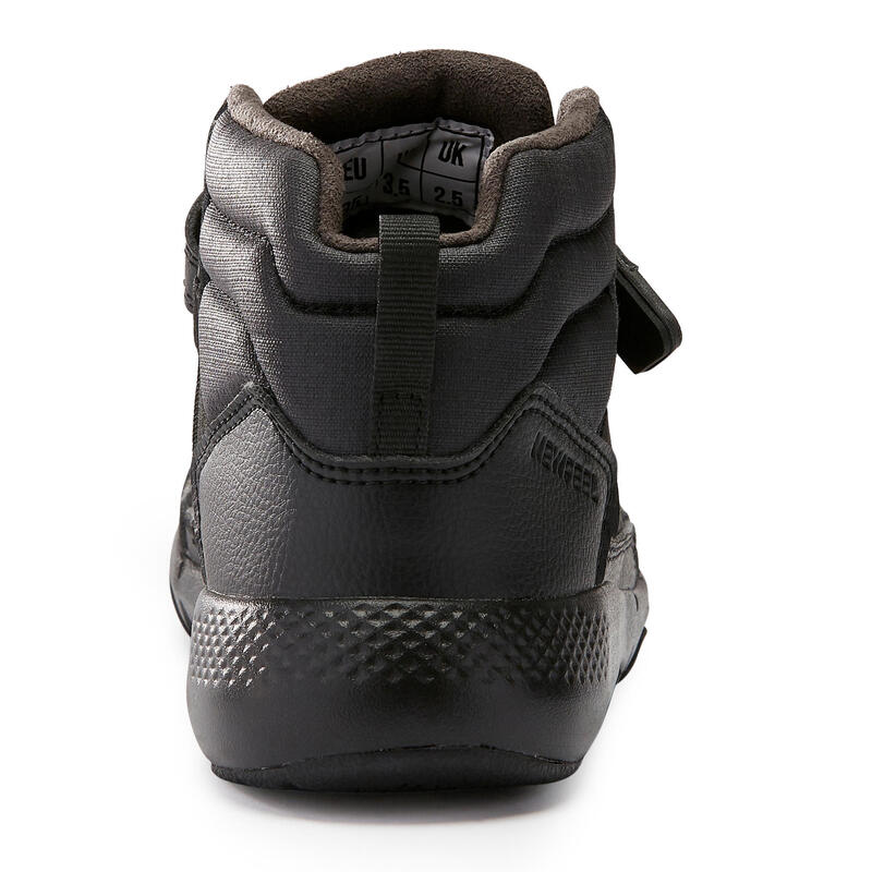 Sneakers met klittenband voor kinderen RESIST WATERPROOF zwart