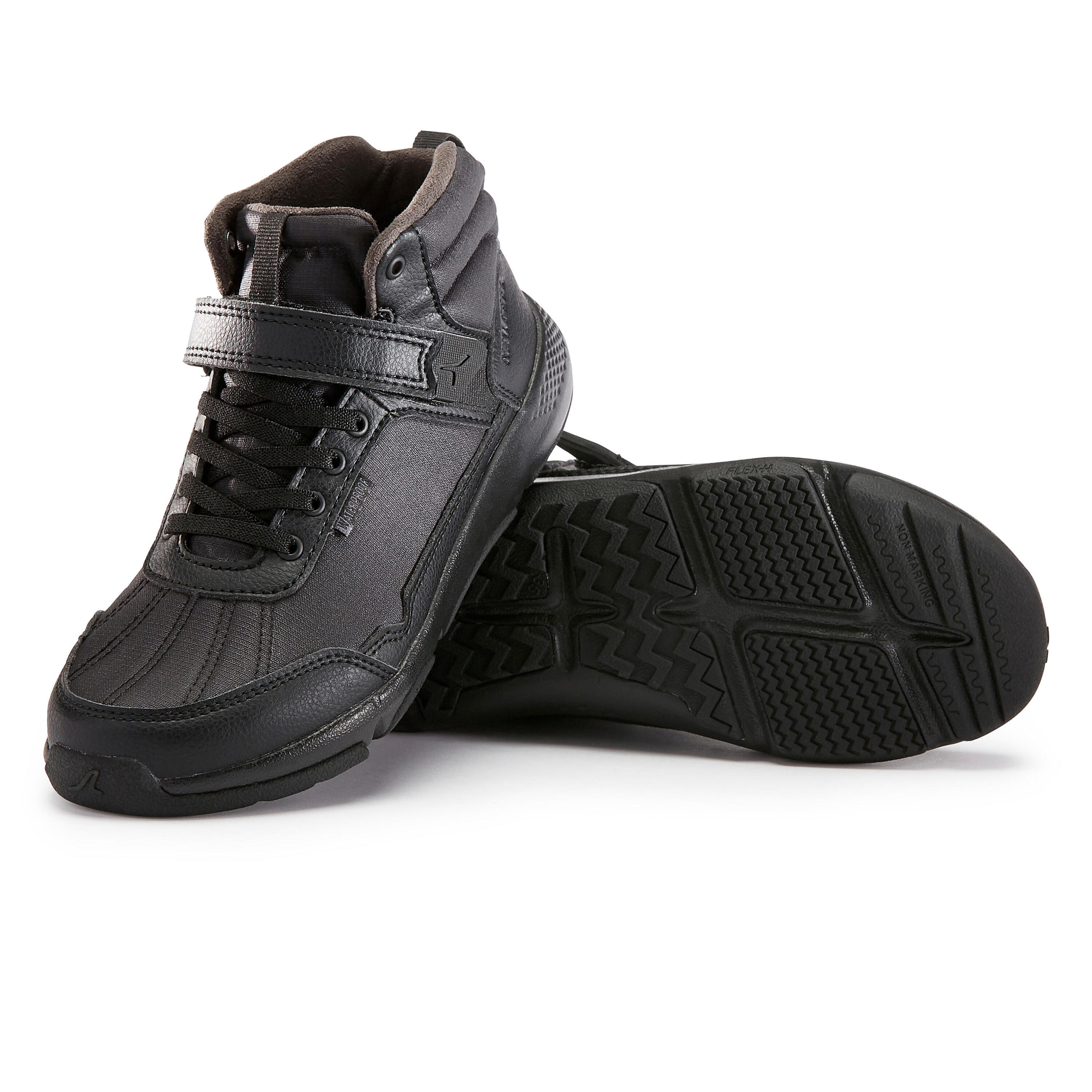 Waterdichte en stevige sneakers met klittenband voor kinderen Resist 9/16