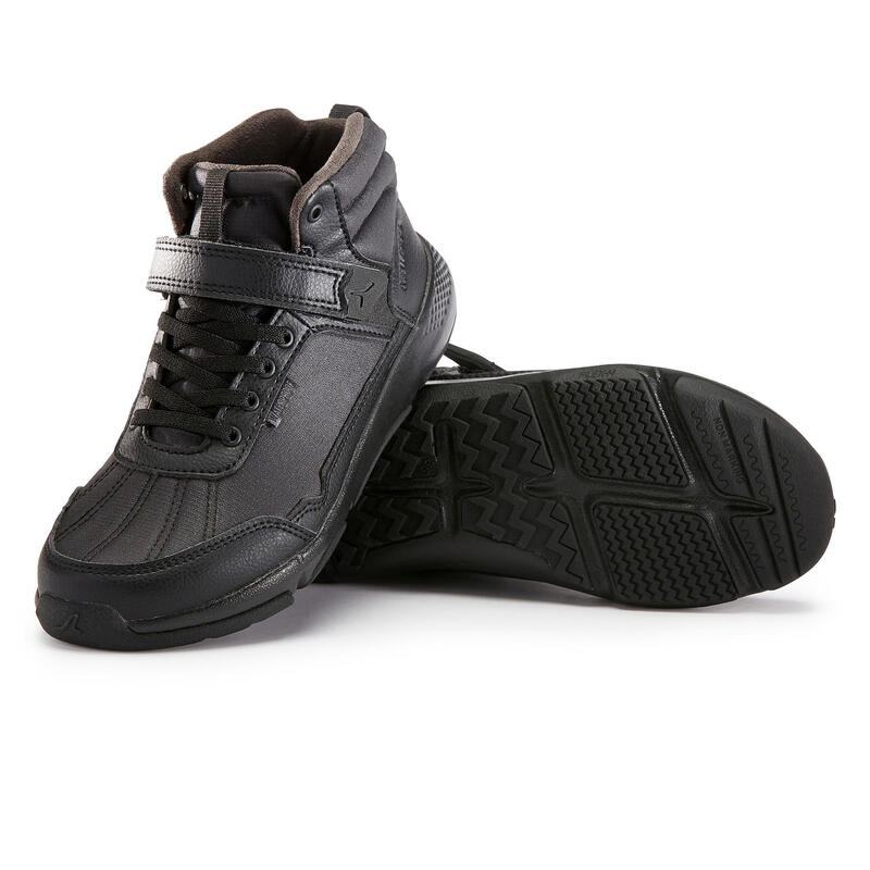Çocuk Siyah Cırt Cırtlı Spor Ayakkabı - Resist