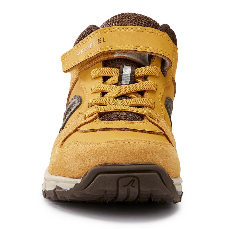Çocuk Taba Rengi Deri Cırt Cırtlı Spor Ayakkabı Protect 560
