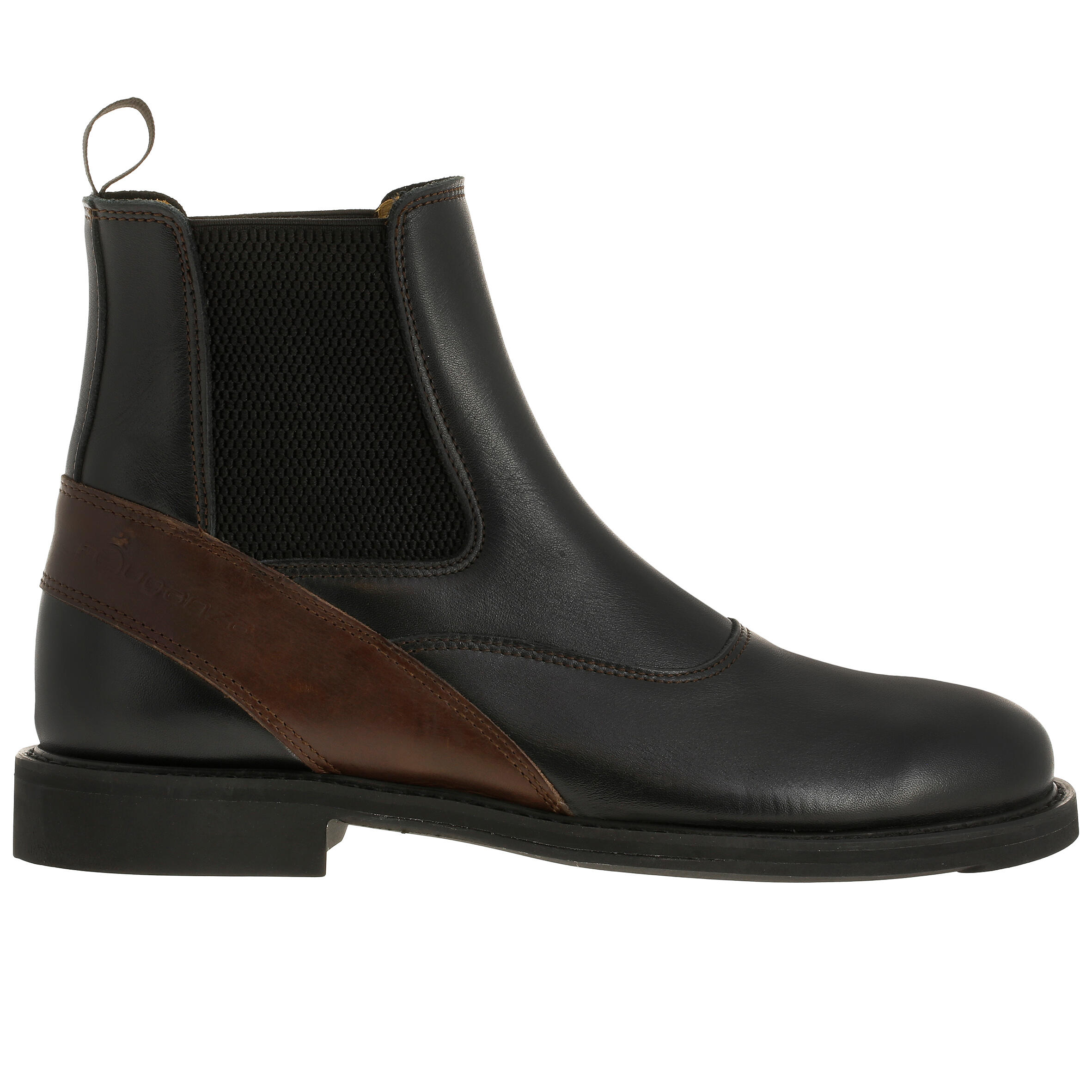 Training Adult Horse Riding Jodhpur Boots - Black/Brown 2/14