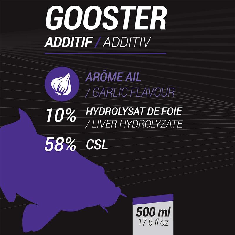 Vloeibaar additief voor statisch vissen Gooster additief look 500 ml