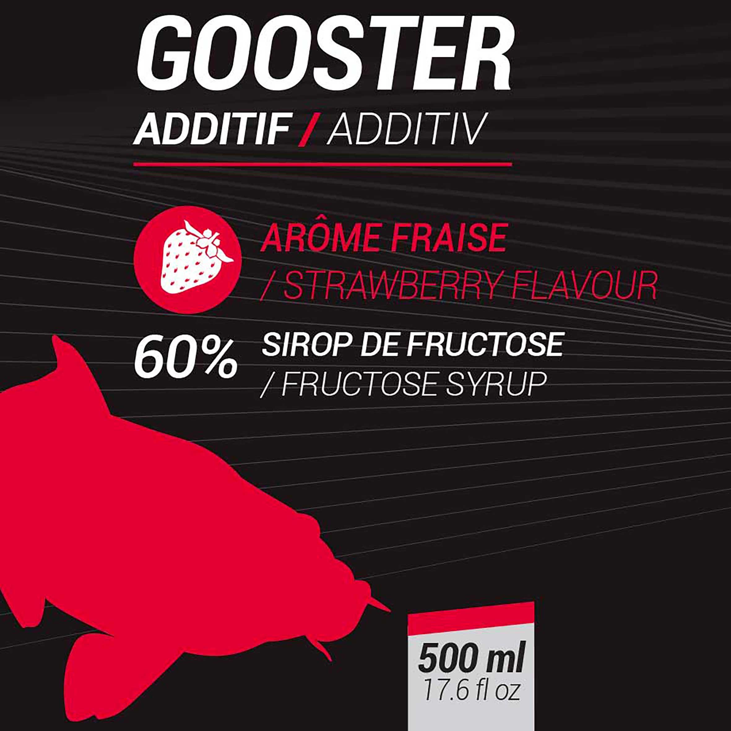 Gooster Additiv Still Fishing Liquid Additive Strawberry 500ml 2/3