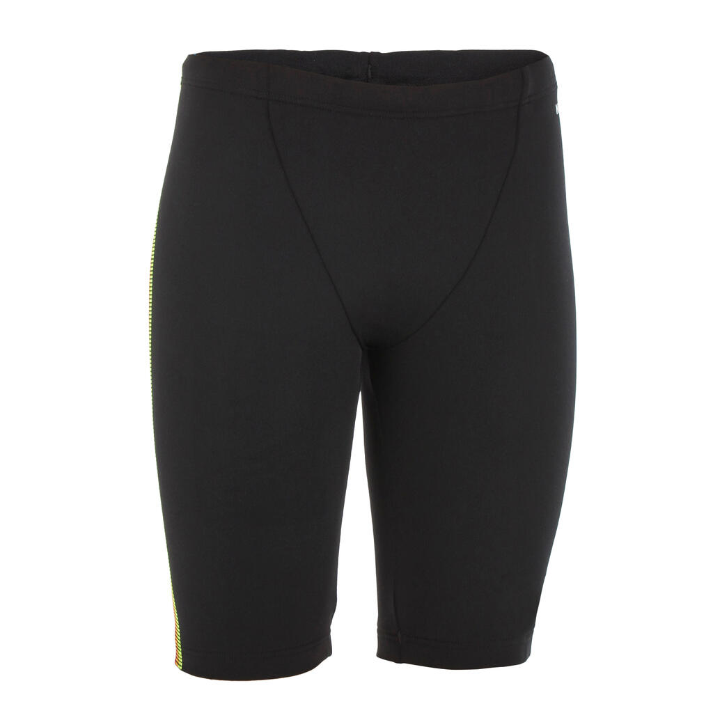 Badehose Jammer Jungen - Fitib schwarz/weiss Mesh 