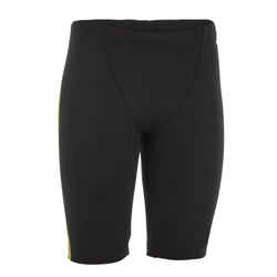 Boys’ Swimming Jammer Fitib Black / Neon yellow