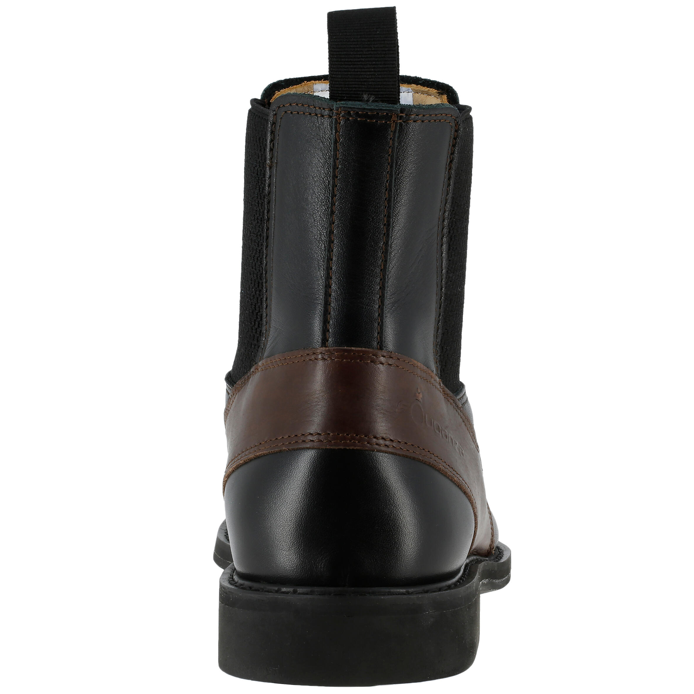 Training Adult Horse Riding Jodhpur Boots - Black/Brown 5/14