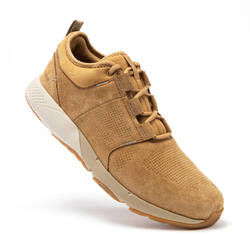 Actiwalk Comfort Leather Men's Urban Walking Shoes - Camel