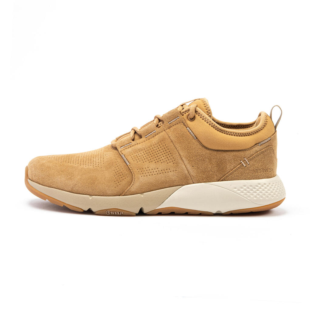 Actiwalk Comfort Leather Men's Urban Walking Shoes - Camel