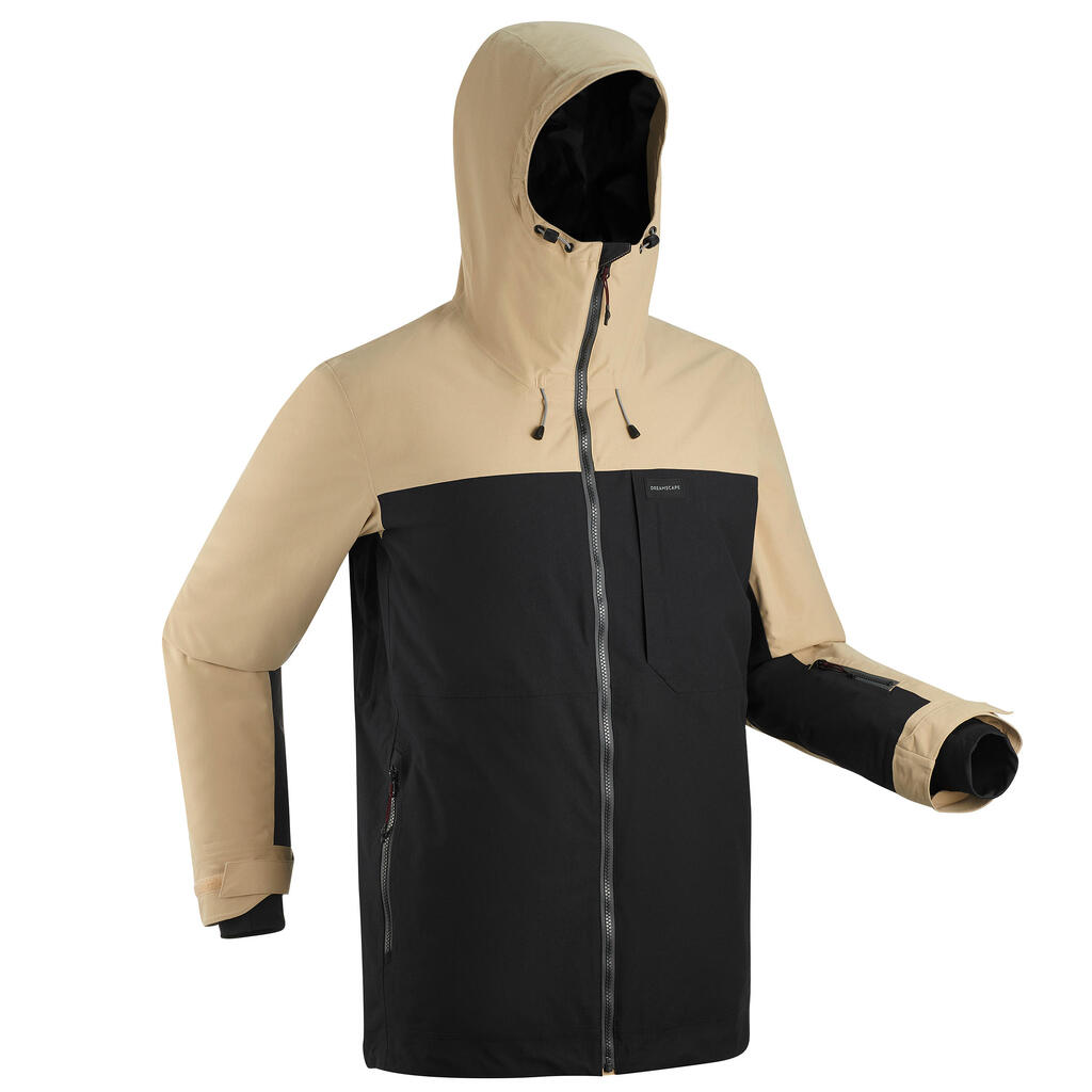 Snowboardjacke Skijacke 500 Herren beige