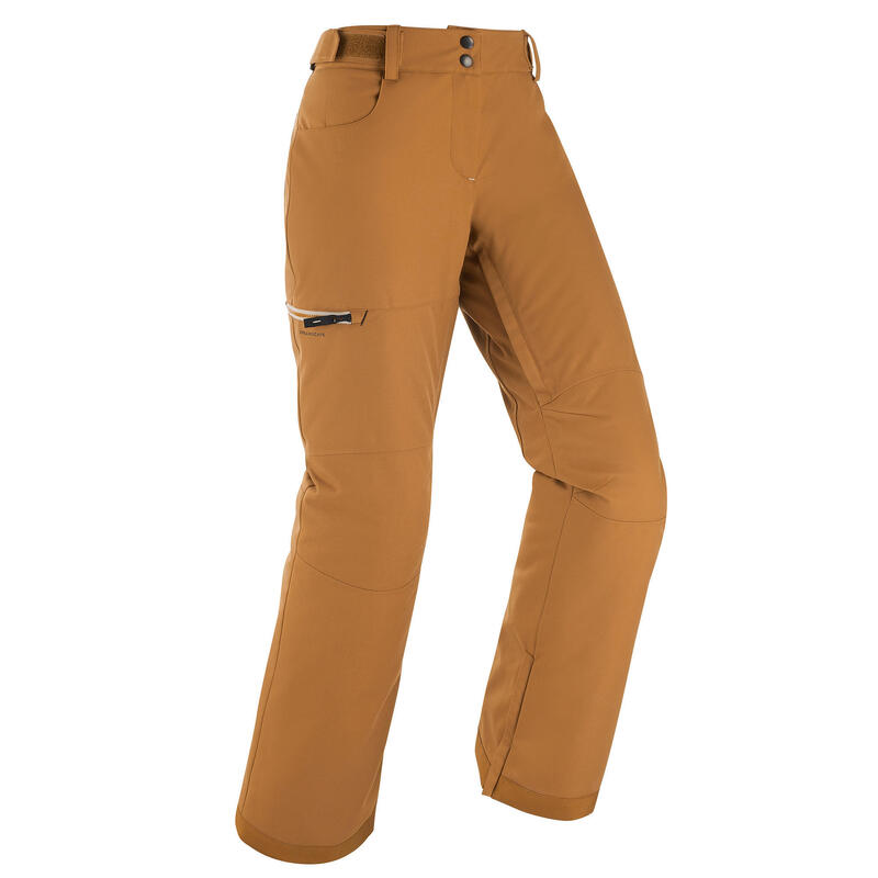 Pantalon ski et pantalon snowboard femme 500 Camel
