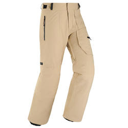 Men's Ski and Snowboard trousers SNB PA 500 - beige