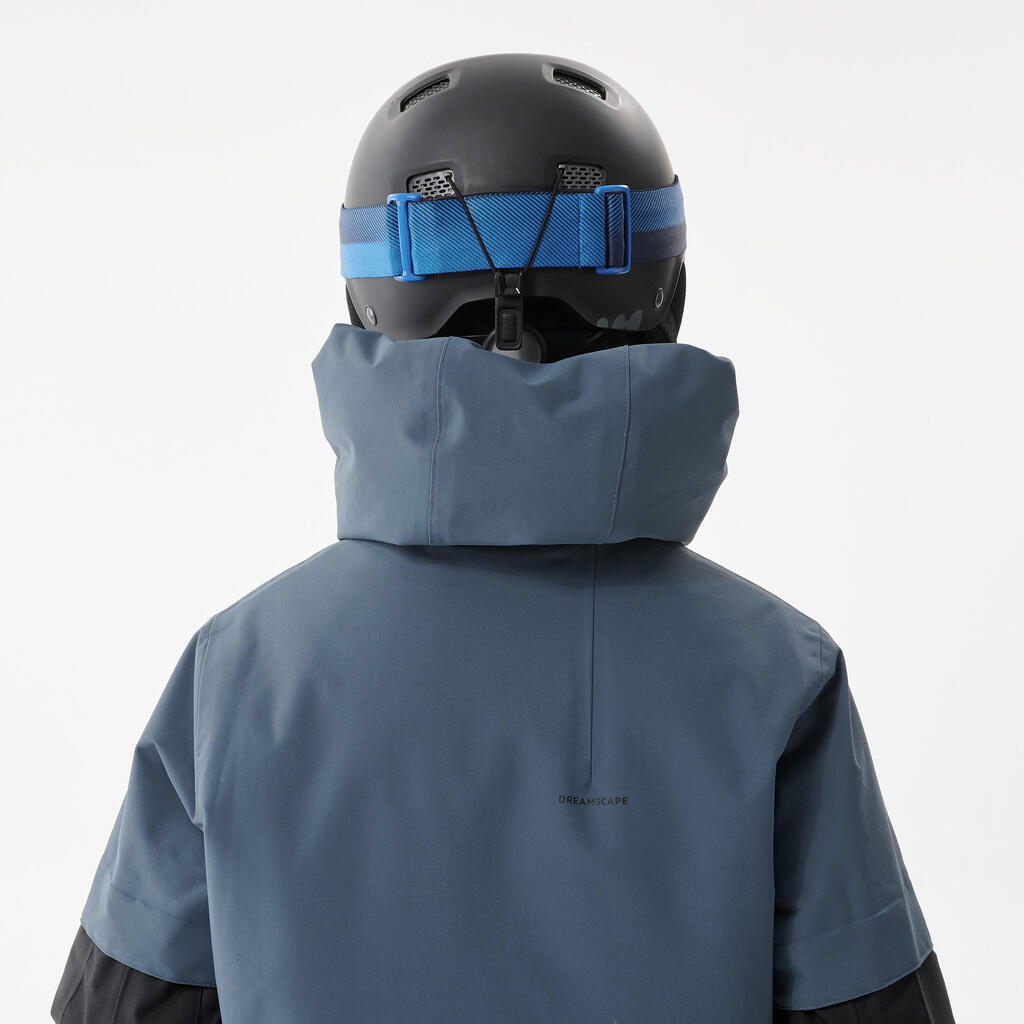 Bērnu snovborda jaka “SNB 500”, zila