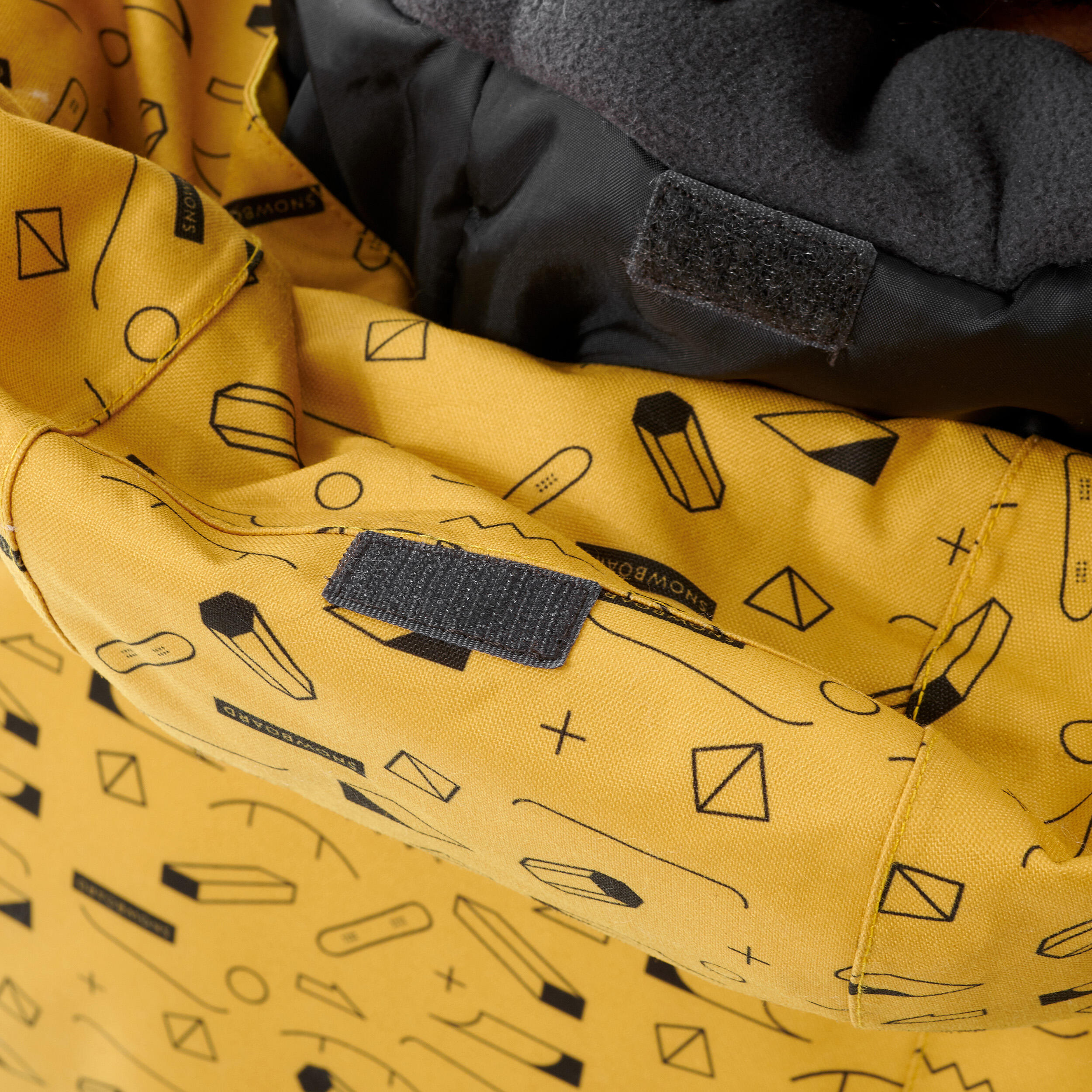 KIDS’ SNOWBOARD SNB 500 JACKET – yellow 7/15