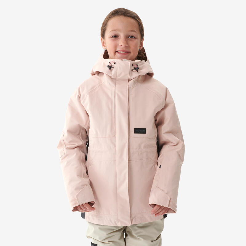 女童單板滑雪外套 SNB 500－粉色