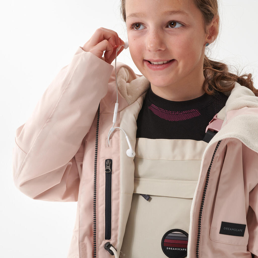 Kids’ Snowboard Jacket - SNB 500 Teen Girl - Pink