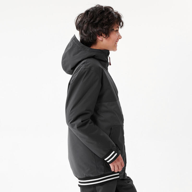 Snowboardjacke Kinder - SNB 100 schwarz 