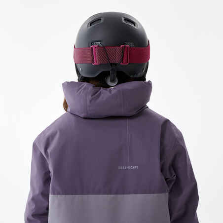 Snowboardjacke Skijacke SNB 100 Mädchen violett 