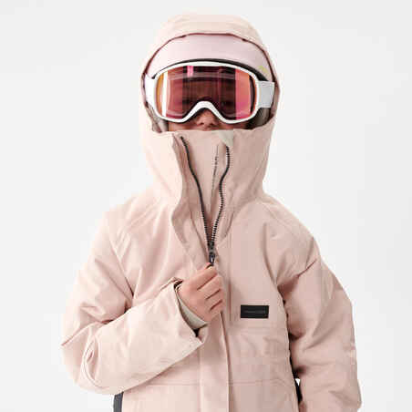Snowboardjacke Skijacke SNB 500 Kinder rosa