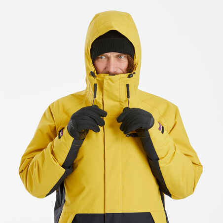 Men's Snowboard Jacket - SNB 100 Yellow