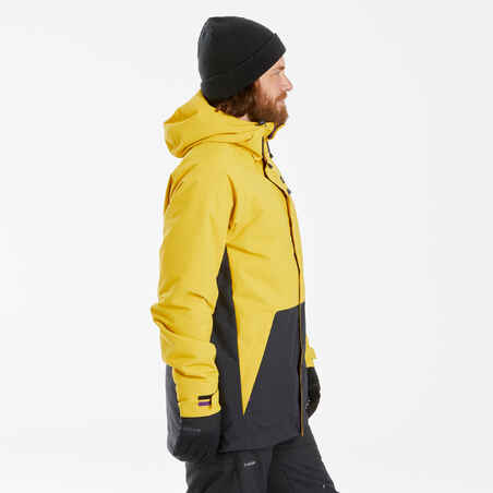 Men's Snowboard Jacket - SNB 100 Yellow