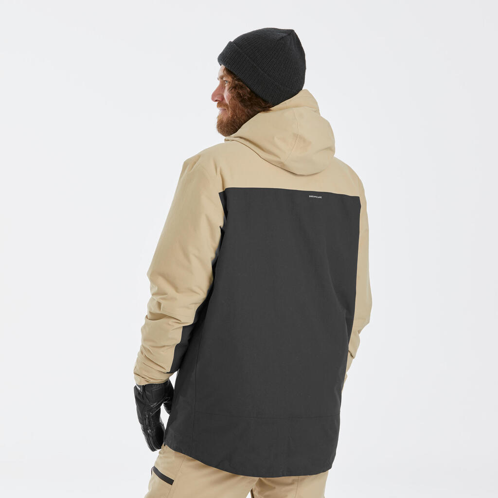 Snowboardjacke Skijacke 500 Herren beige