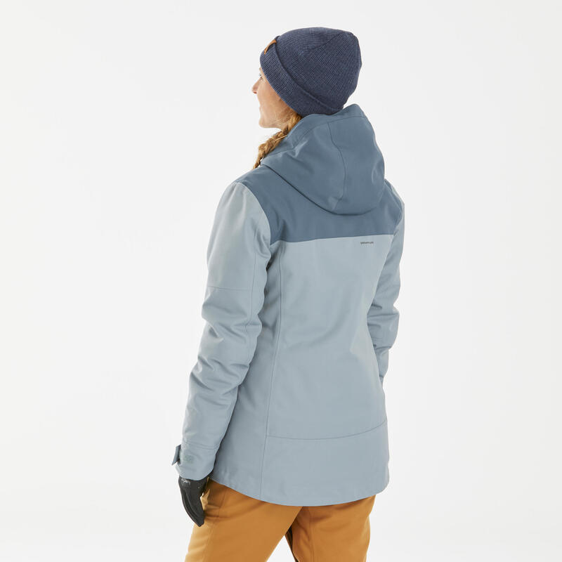 Snowboard- en ski-jas voor dames SNB JKT 500 blauw